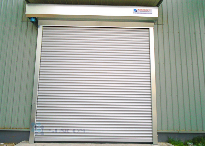 AC 380V Intelligence Industrial Aluminum Security Door , Outside Security Door