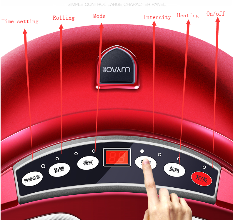 Attractive Design Home Body Massager Kneading Rolling Health Care For Foot