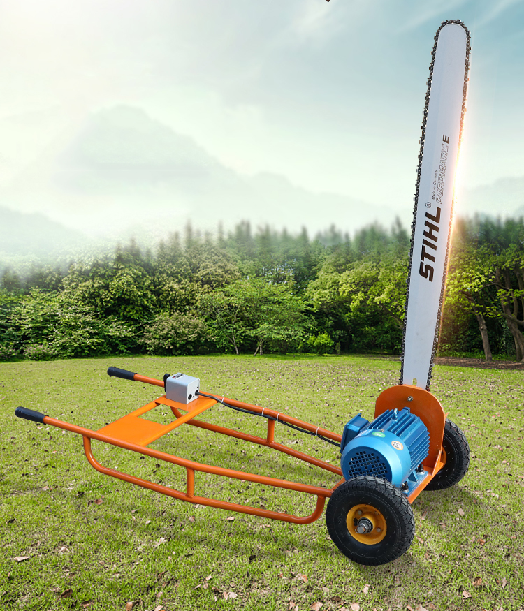 Professional Wood Cutter Machine Tree Slasher Customized Electric