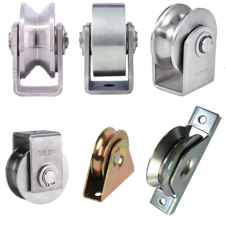 Stainless Steel Sliding Gate Double Bearing Rollers for Inverted Track