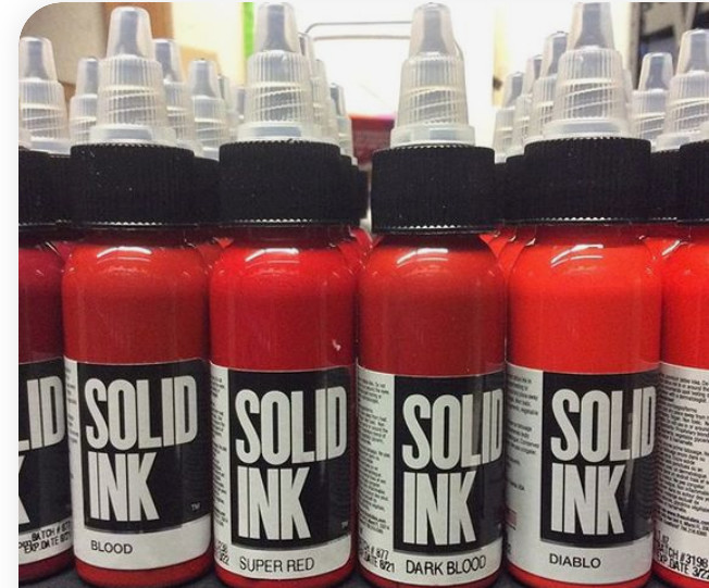 Solid Natural Vegan Tattoo Ink Blood Pure Permanent Makeup Pigment 30ML 60ML 120ML 260ML