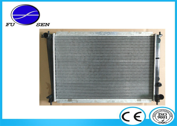 Auto Parts Hyundai Car Radiator With Aluminum Core / Plastic Tank Material