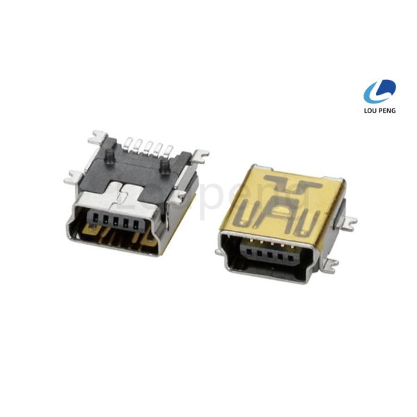 Selective Plating MINI USB Connector Offering Durability 10000 Cycles and Overall Pull Out Force 1.02kgf MIN Perfect for Electronic Interfaces