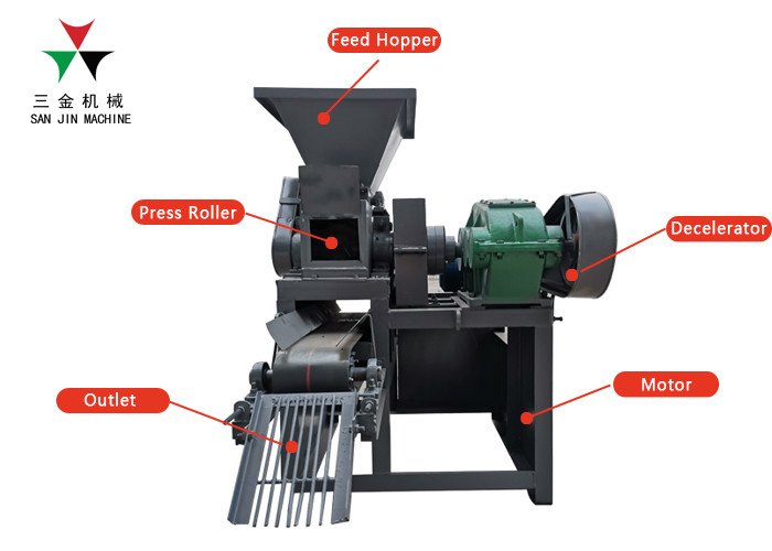 Energy Saving Bbq Briquette Bamboo Charcoal Press Machine