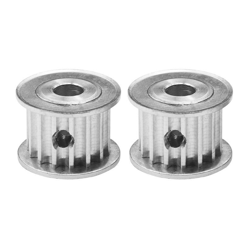 Aluminum Alloy HTD5M 3D Printer Timing Belts Pulley 15 Tooth 8mm Bore 16mm Width