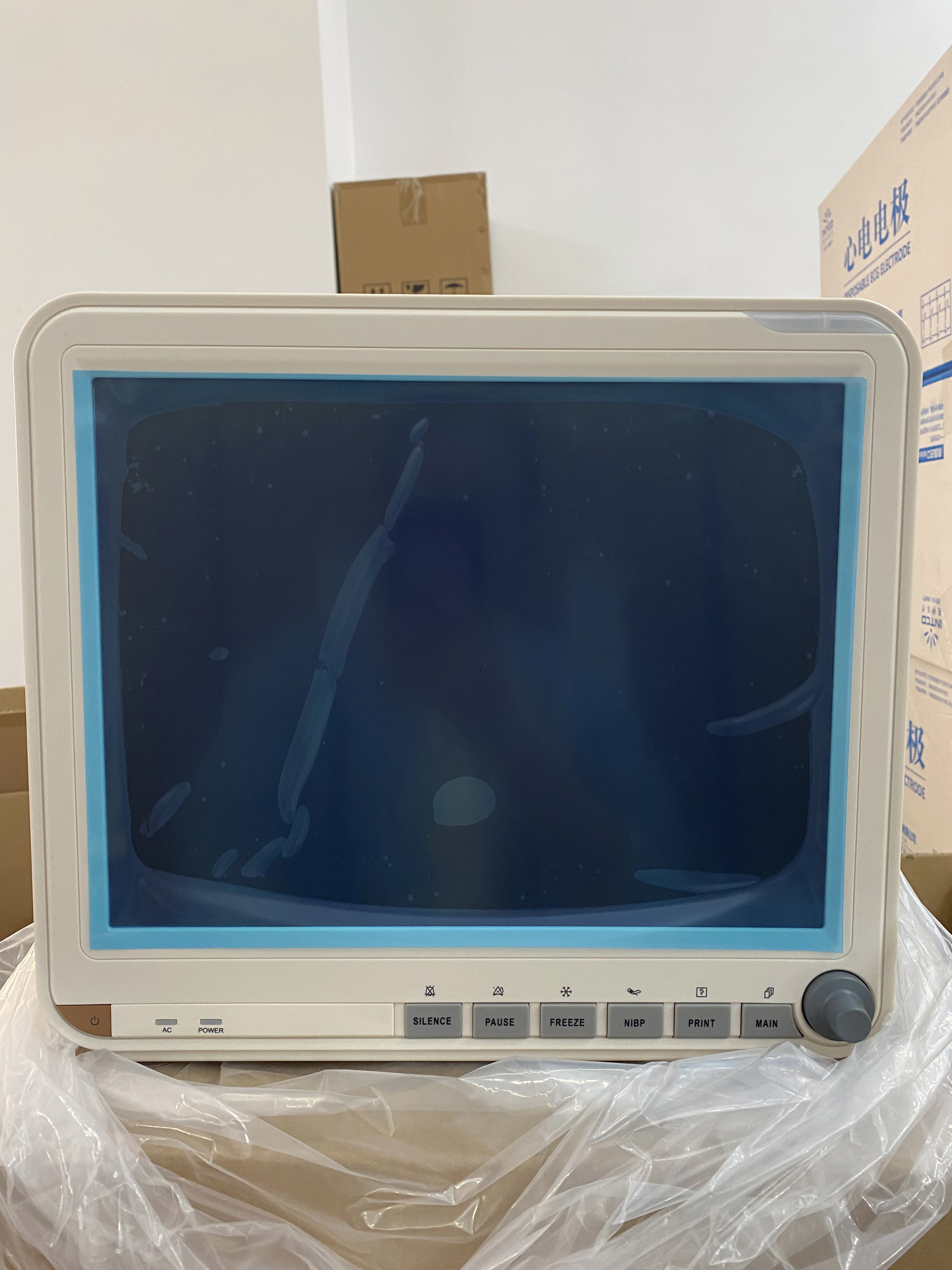 Multi Parameter Patient Monitor ECG HR RESP SPO2 NIBP Temp