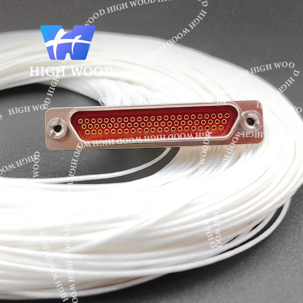 J30J SERIES MICRO-D Connectors,J30J-66ZKP3 L=1000, J30J Series Twisted Pin Micro Rectangular Electrical Connector