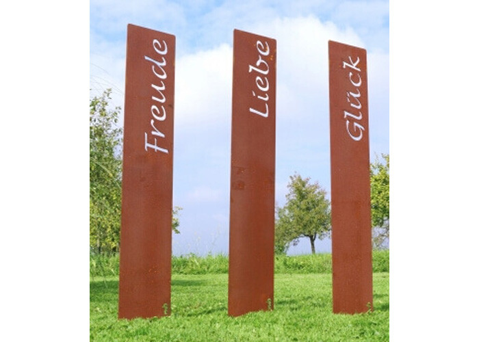 Urban Rusty Welding Garden Number 25 Corten Steel Sculpture
