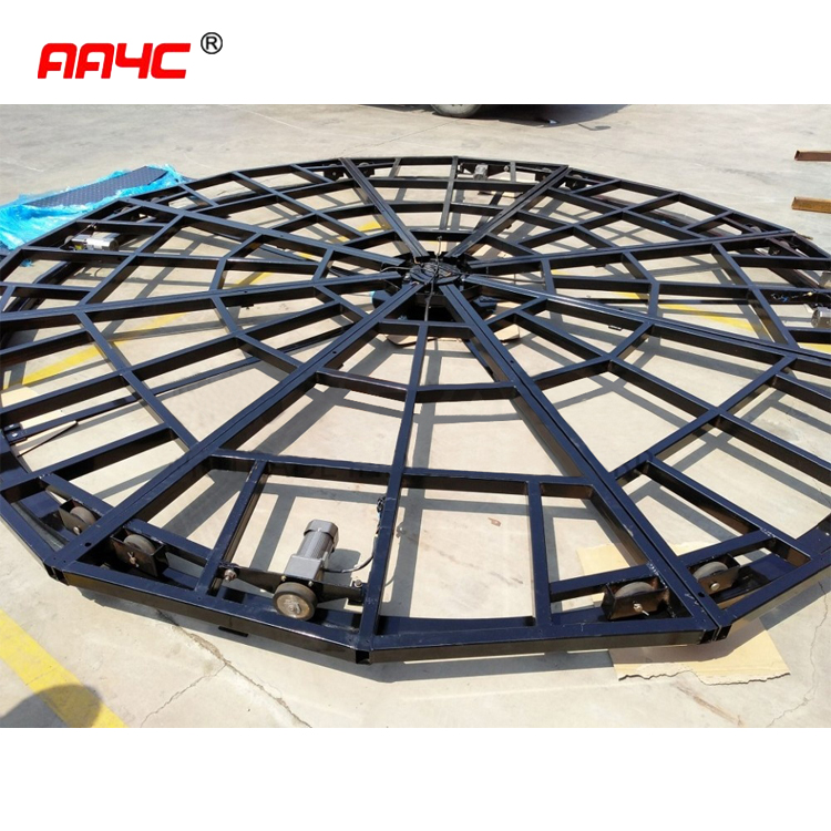 Galvanized 360 Car Turntable Hydraulic Car Parking Rotating Platform For Auto Show Heavy Duty