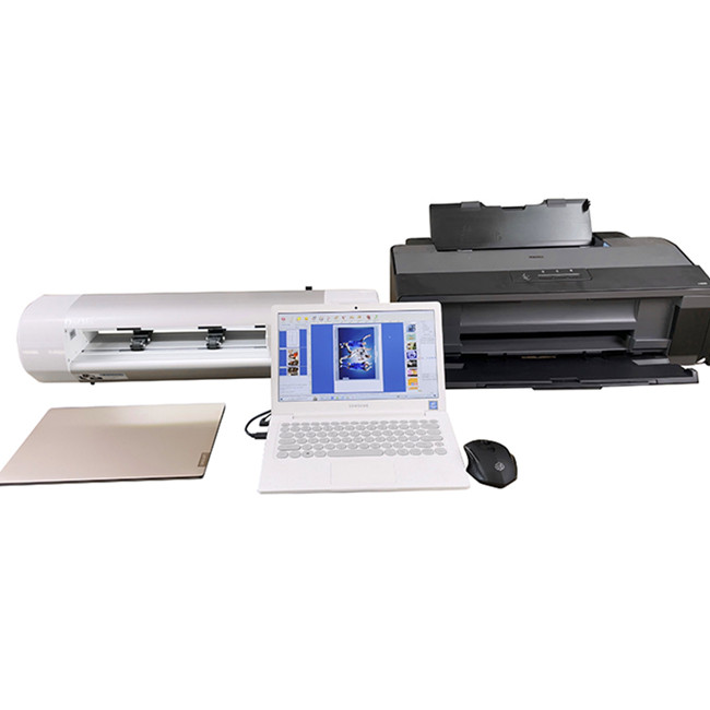 Daqin Laptop Screen Die Cut Sticker Maker Machine that Prints Vinyl Stickers