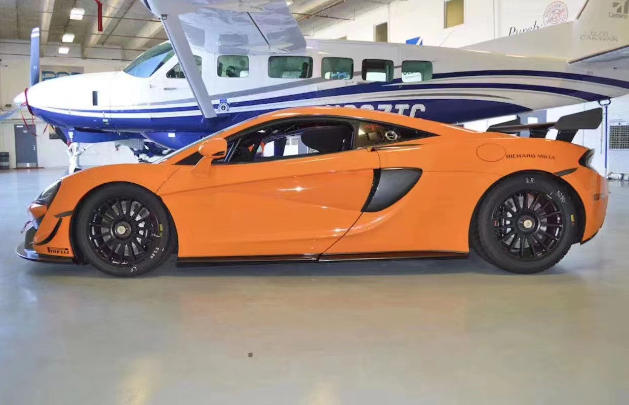 For McLaren 540C 570S Body Kit 540C 570S Upgraded GT4 Style Front Bumper Spoiler Side Skirt 540C 570S Body Kit