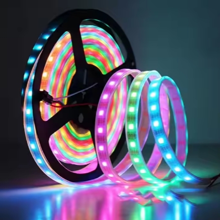 High Brightness Magic White SMD2835 RGB Flow Water 12V 24V COB LED Strip Light COB Flexible Strip