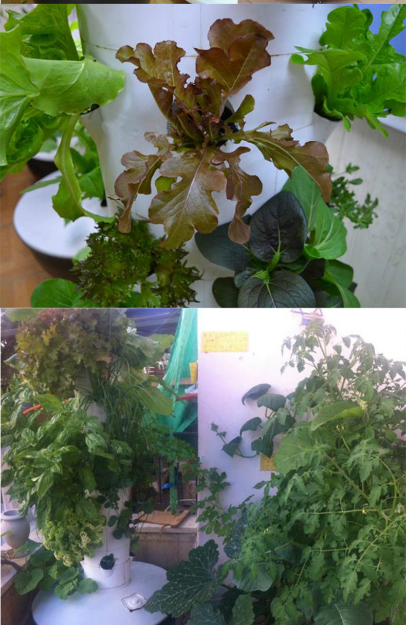 Home Garden vertical Grow Kit tower garden aeroponics system DIY Aeroponic Hydroponics Growing Systems