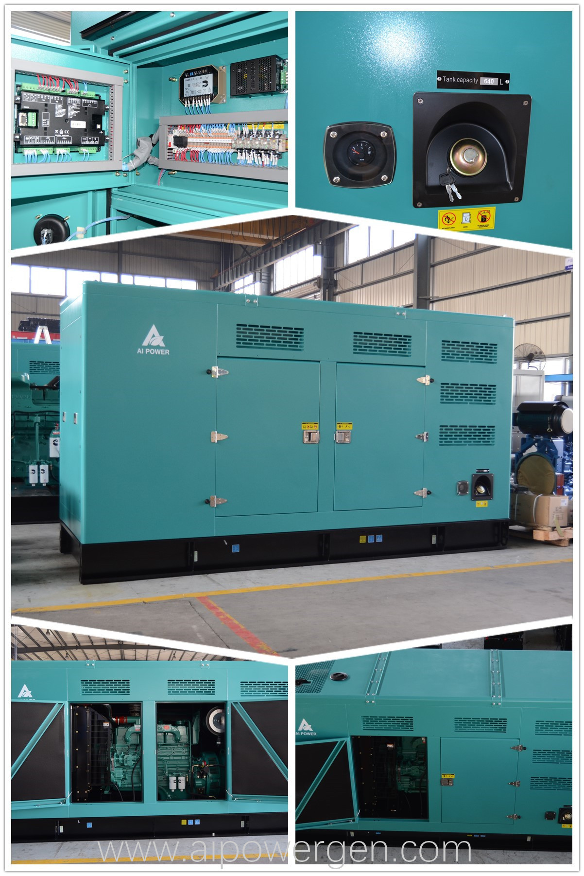 Silent Engine 450KVA Generator Set With USA QSZ13-G5 360KW Diesel Generator