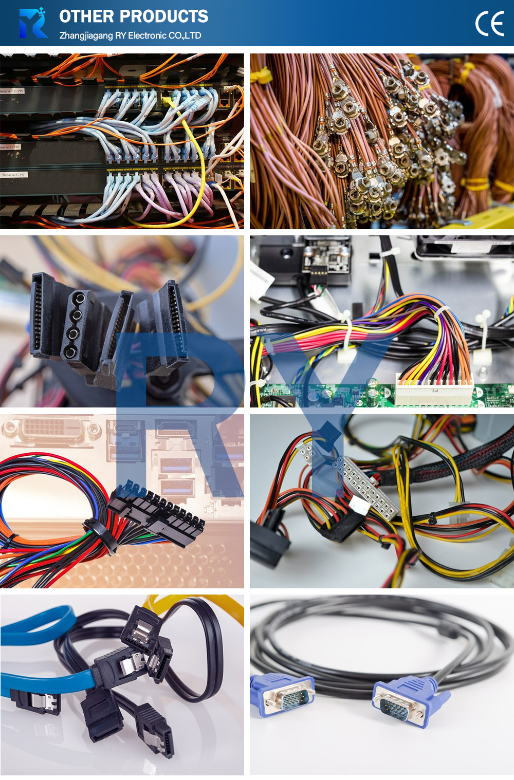 Custom Wire Harness Molex 22552101 10 pos Dual Row Skylake Ig Gigabyte Front
