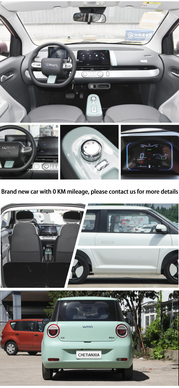 China Mini EV Cars New Energy Vehicles 4 Wheel Electric Changan