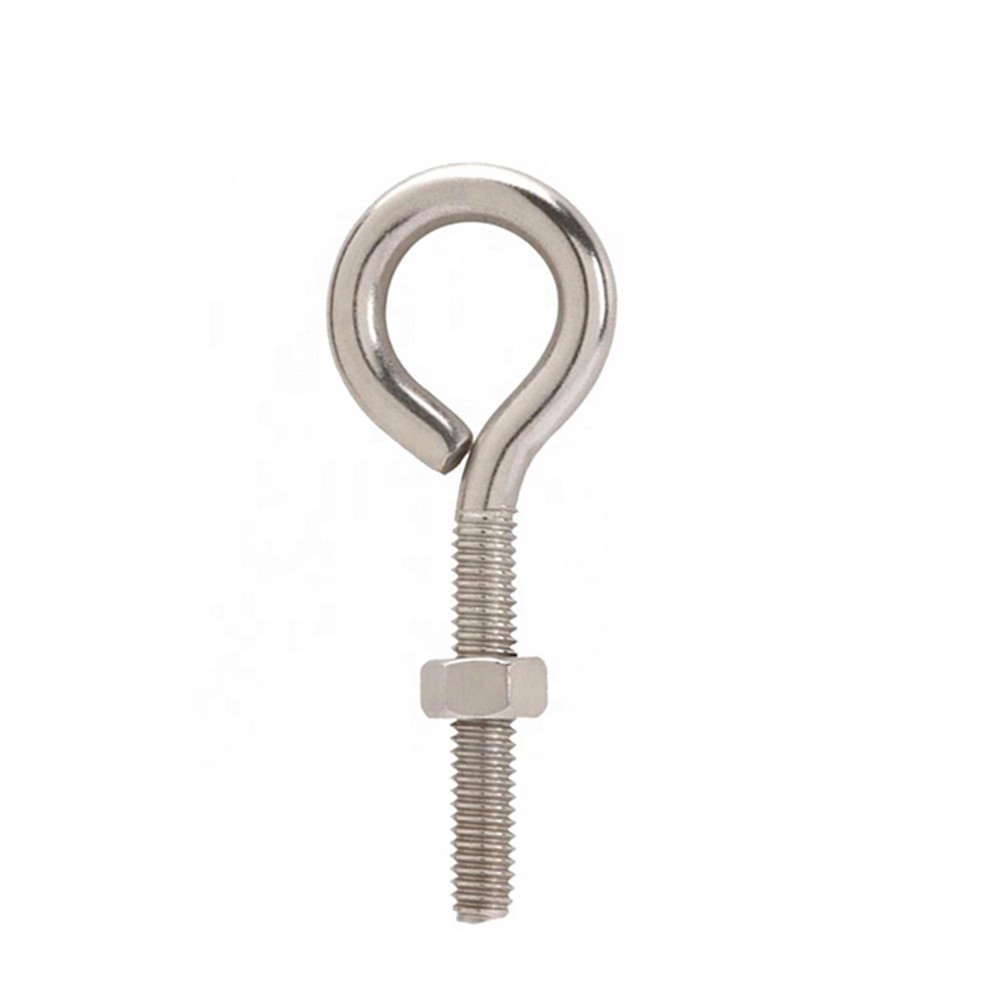 Rigging Eye Bolts And Nuts Ss Nut Eye Bolt 8mm Stainless Steel M4 Weld Eye Bolt With Nut