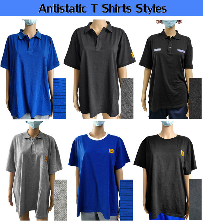 Washable ESD Fabric Anti Static 60% Cotton 38% Polyester 2% Carbon