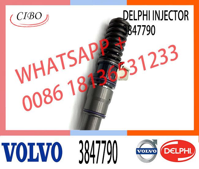 Common Rail Injector 33800 84820 213064073889619 3847790 For Hyundai D6CC Engine 33800-84820