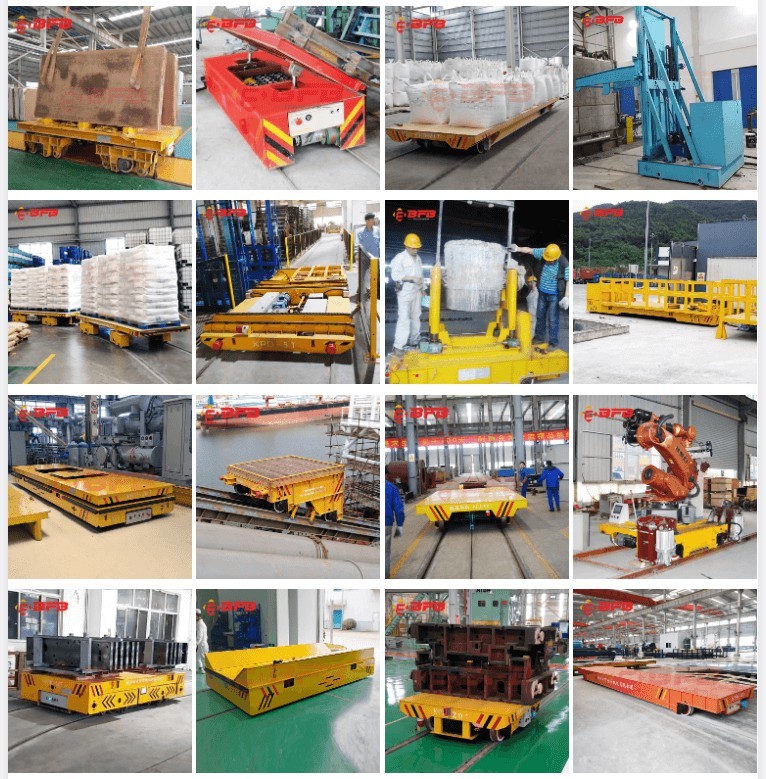 Bay Cable Powered Railroad 5 Ton Flat Cart For Transformer Transportation