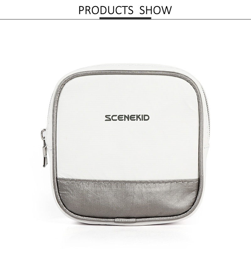 Light Weight Soft ECO Pouch Multi-functional Portable Beauty Makeup Bag with Zipper