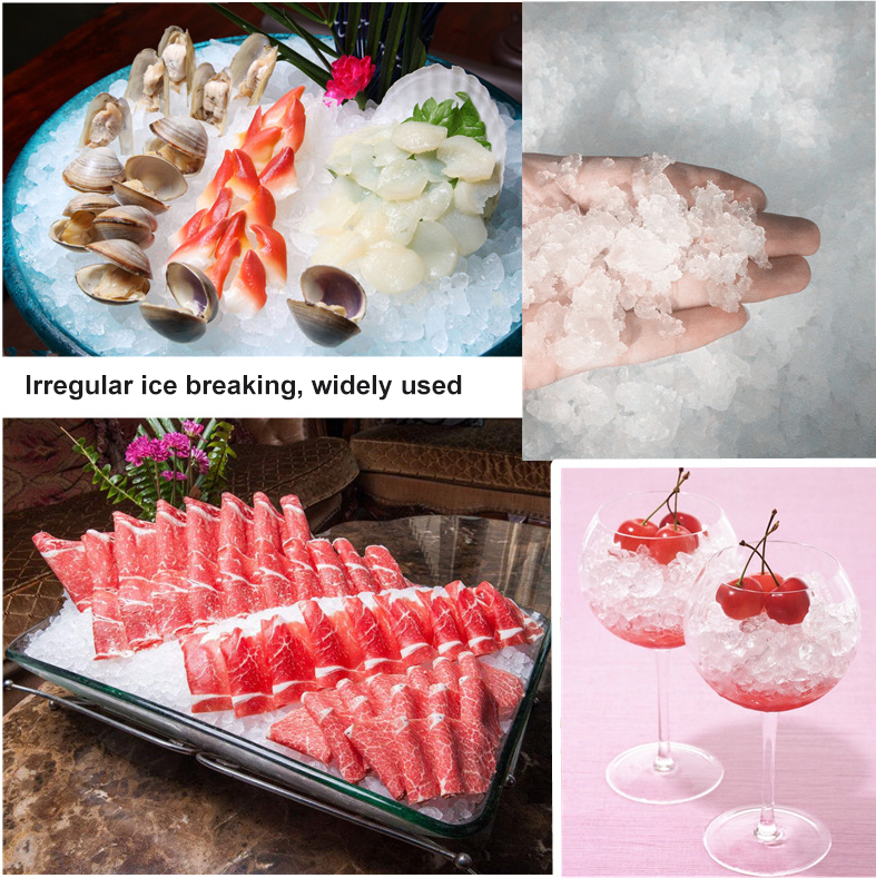 500KG 24h Snowflake Ice Block Maker Automatic Commercial Crushed Ice Making Machine for Business Durable and Long-lasting