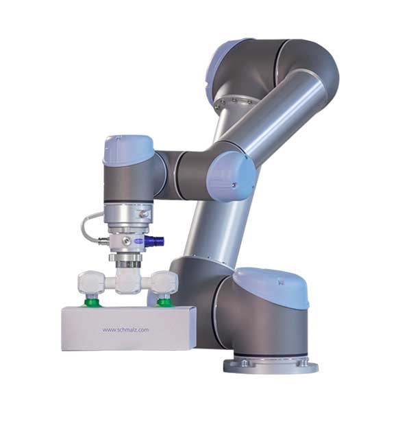 Universal robot arm 6 axis Vacuum end effectorstarter set-VEE UR for packaging assembled on manipulator UR5 cobot
