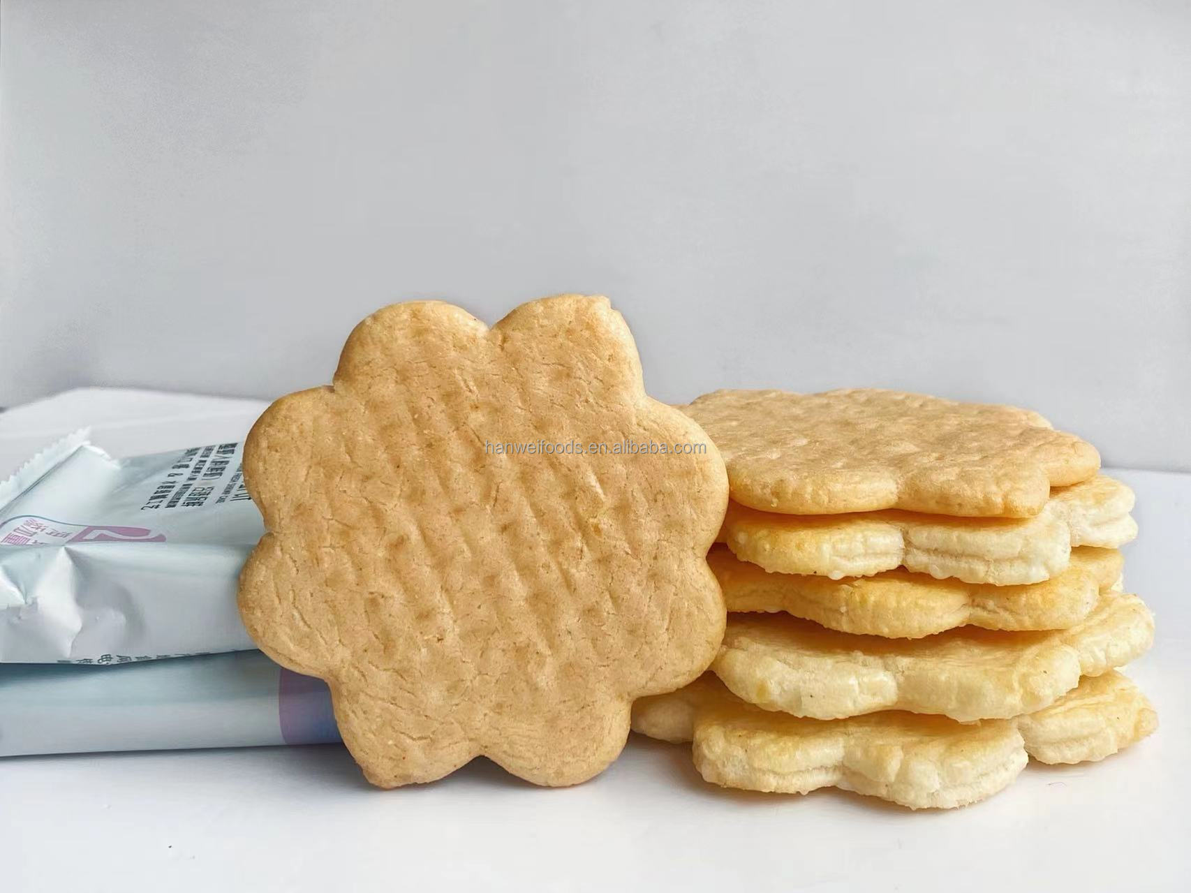 Grain Senbei Rice Crackers Super Crispy Texture Shrimp Rice Cake