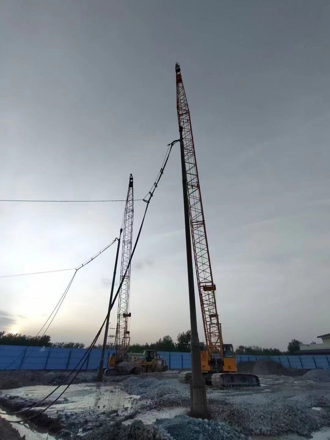 450mm 260kw Vibroflot Equipment Pile Driver Improve Foundation Liquefaction Resistance