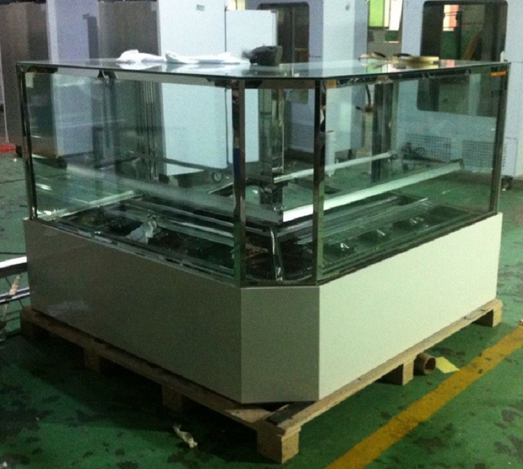 Commercial Cake Display Showcase , 2 Shelf Type Refrigerated Bakery Display Case