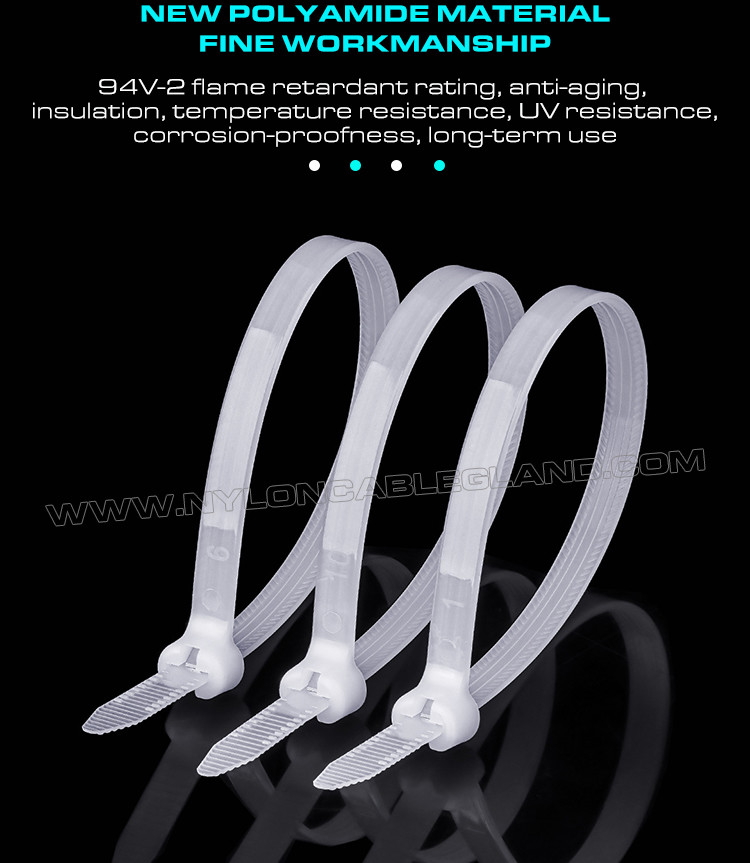 Stainless Steel Barb Cable Tie 400mm x 8, Ø9-108mm Adjustable Metal Tooth Cable Tie 550N (112LBS) for Shipbuilding