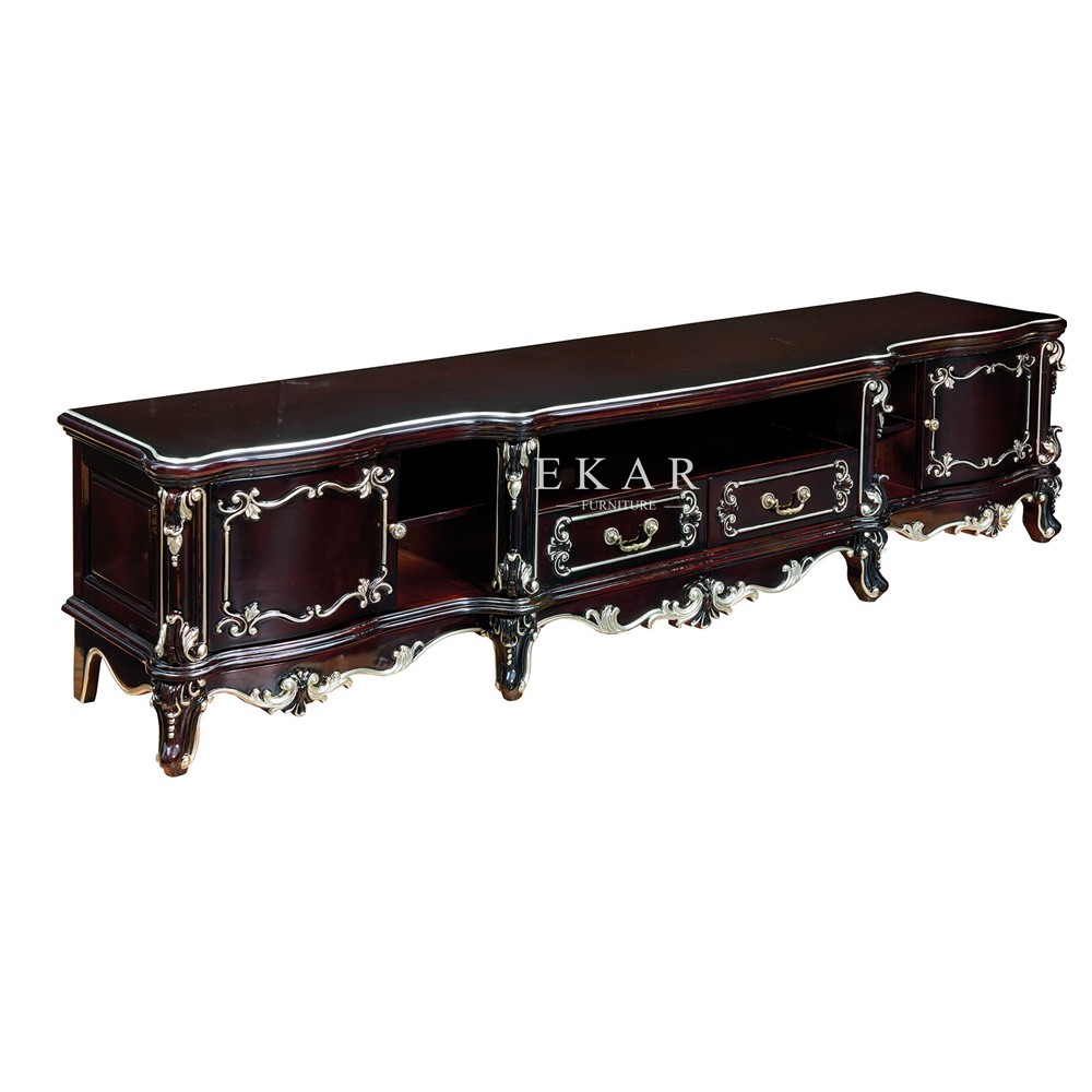Classic Cabinet Latest Design Wood Tv Stand