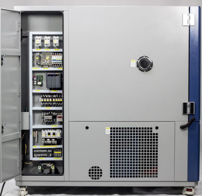 220V/380V 50Hz Climatic Test Chamber 3-15°C/Min Ramp Rate With Full View Window And Cable Port
