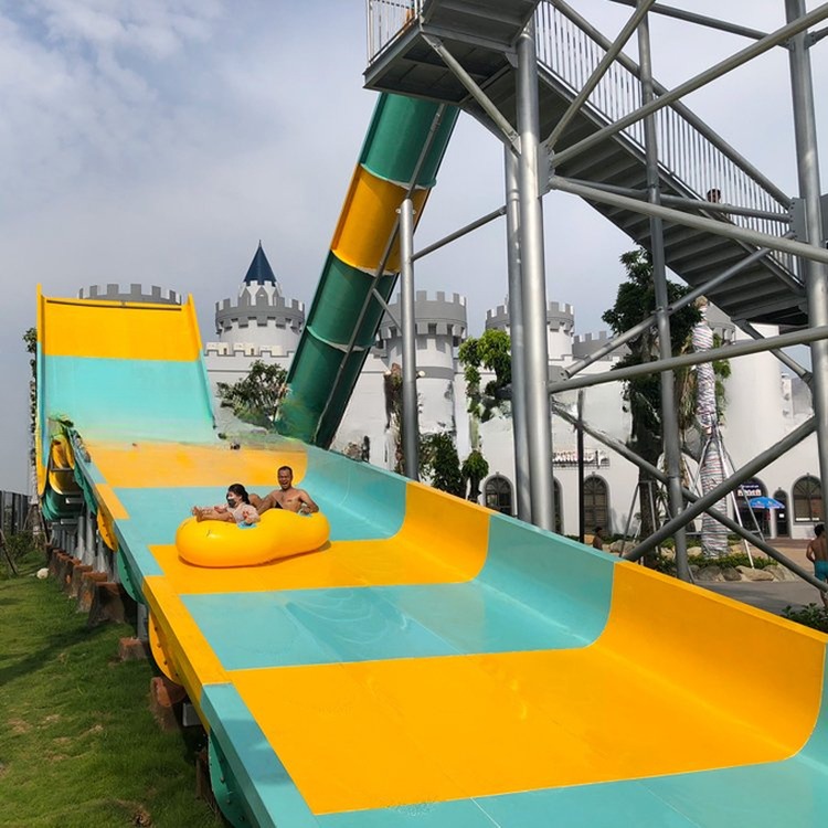 Popular Water Park Rafting Boomerango Water Slides for 2 Players
