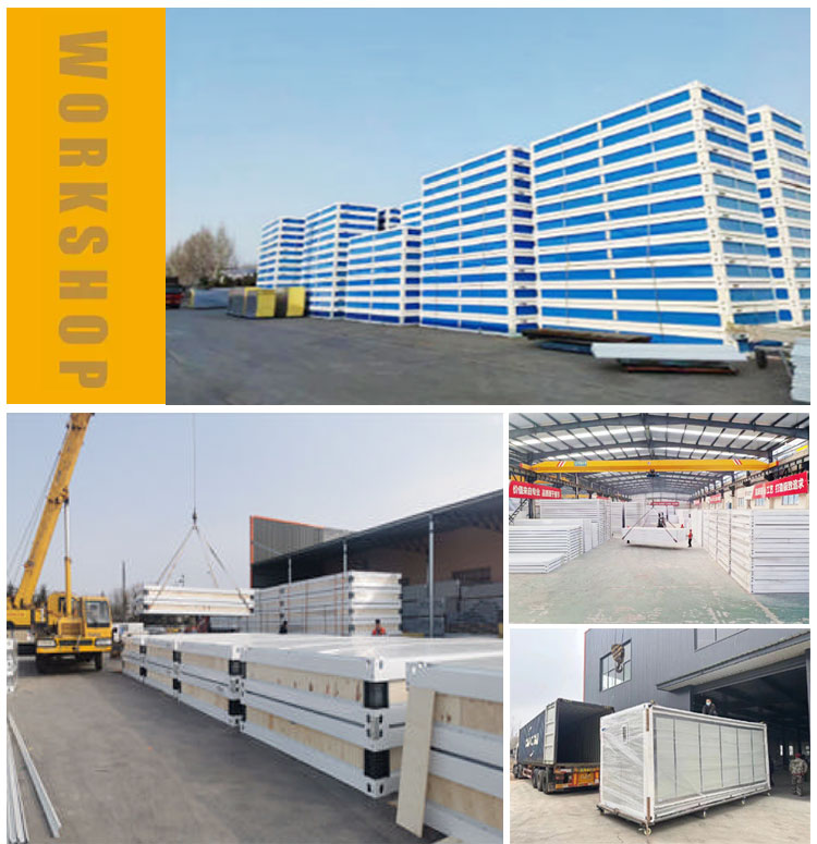 Expandable Container Rock Wool Sandwich Panel Camp House for Coffee and Modern Design