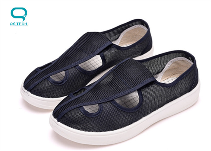 Anti Static ESD Cleanroom Canvas Shoes 106 - 109Ω Resistance To Ground
