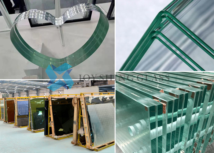 Custom Safety Laminated Glass Door 8.76mm PVB Colored Clear Laminated Glass