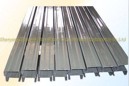 Zinc Coating Galvanised Square Tube Galvanized Steel C Shape Purlin