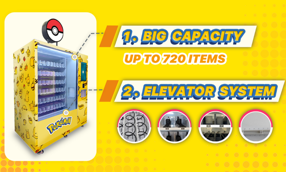 WEIMI Pokémon Card Machine with Large Capacity & Elevator – Supports OEM/ODM Customization