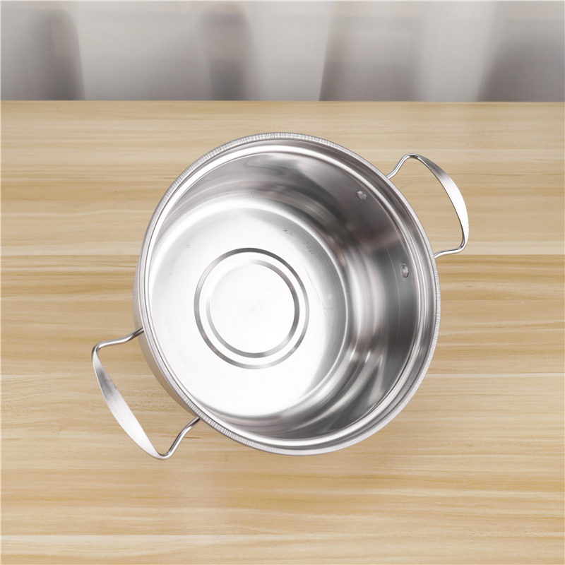 Modern Desktop Stainless Steel Cookware Set 12pcs Food Soup Pot