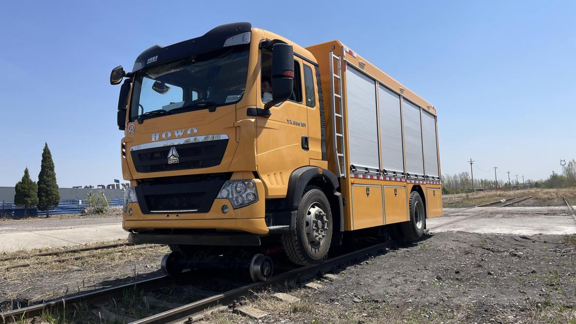 Class II Chassis Rail heavy rescue truck Integrated Dual Purpose