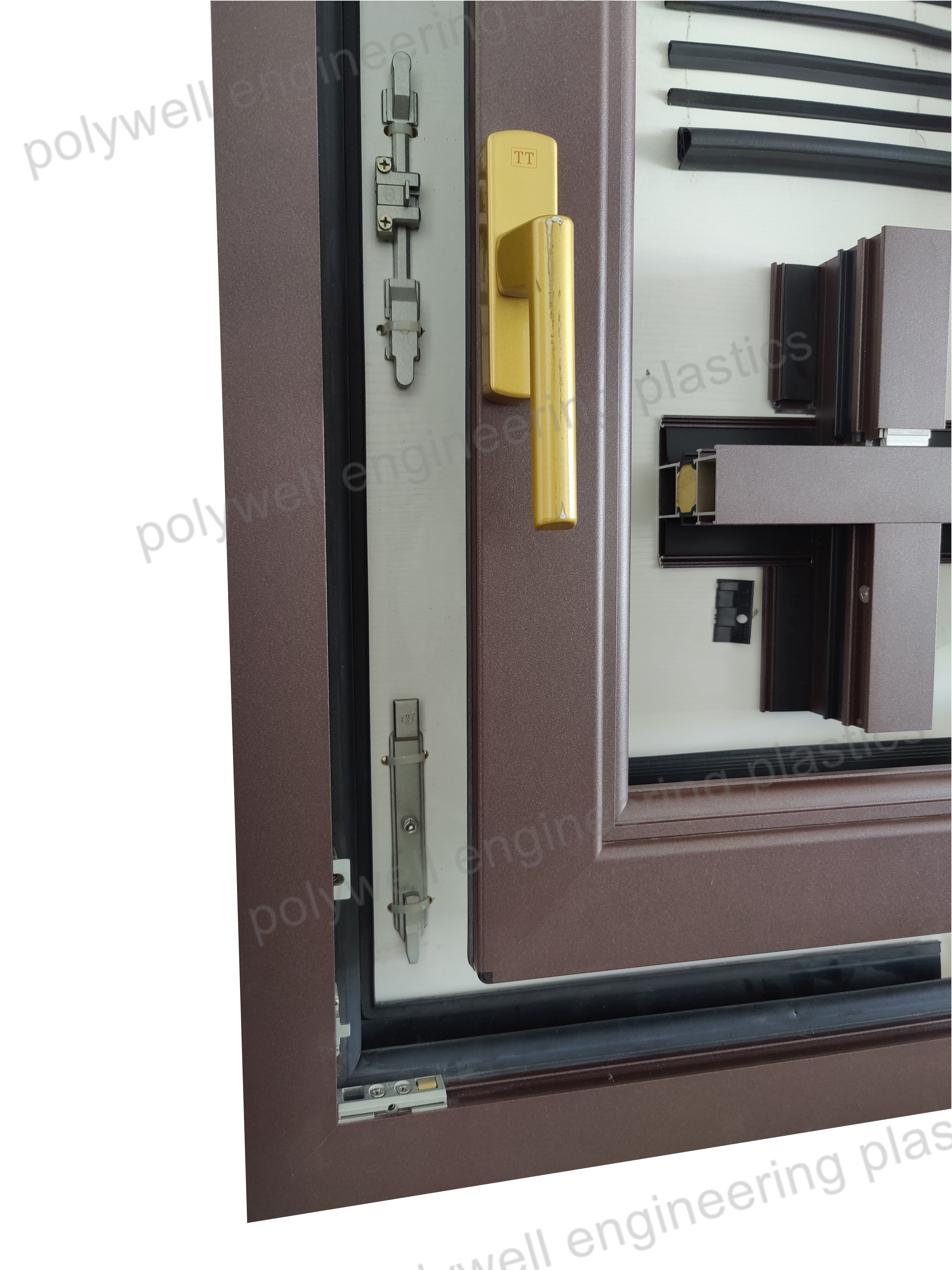 Typhoon Resistant Sound Insulation Balcony Push Pull Windows Aluminum System Window