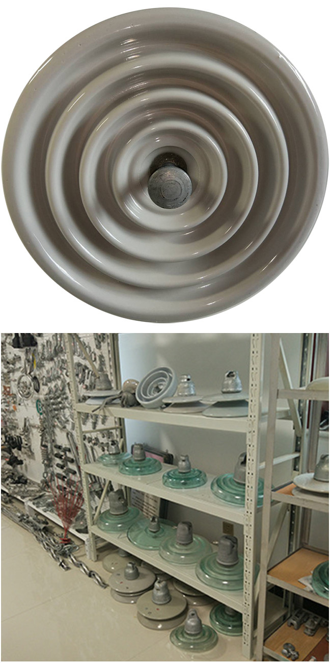 Long Life Transmission Line Tool Suspension Insulator , Porcelain Insulator