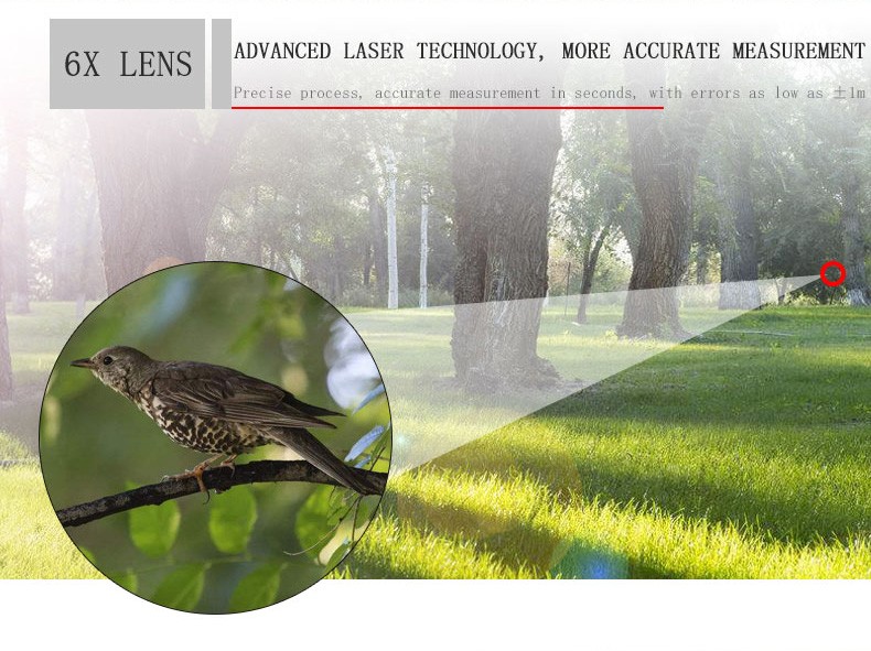 High quality high precision Handheld hunting Laser Rangefinder Multiple modes golf Rangefinder Laser with slope