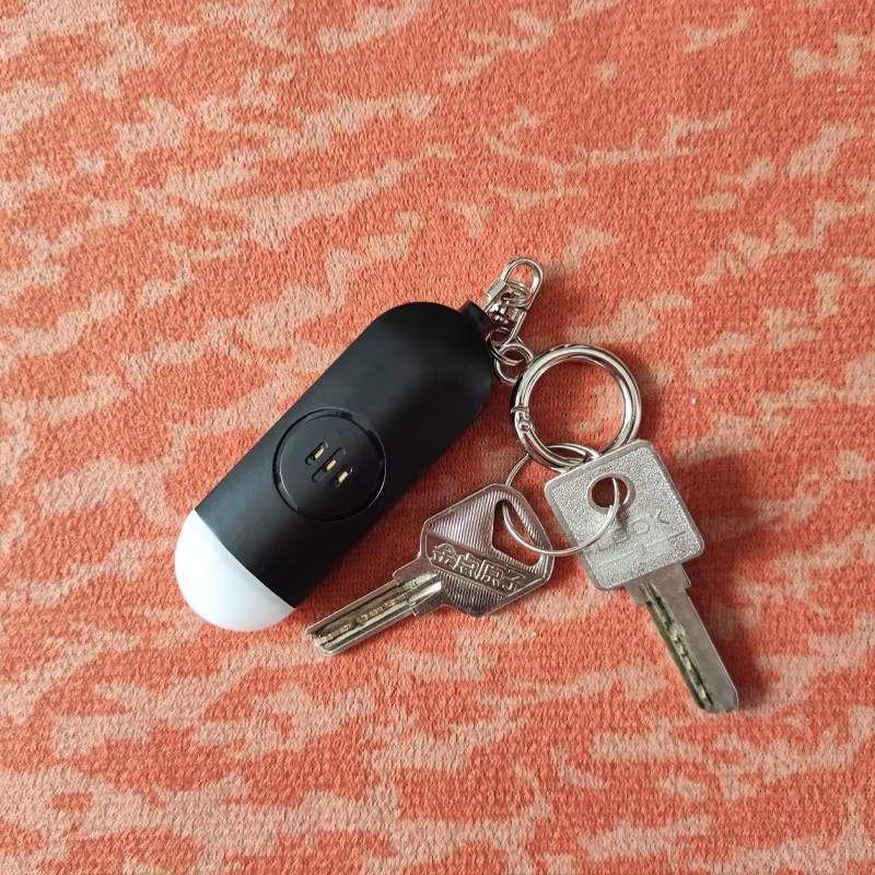 140db Emergency Self Defense Alarm Keychain Safety Defence Key Chain Led Security Personal Alarm Keychain For Women