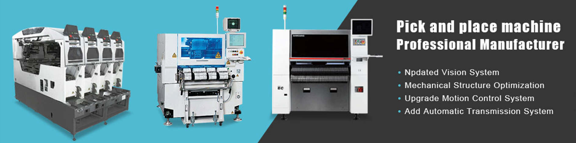 Hybrid Pick and Place Machine JM10 Multi-Task Platform for JUKI SMT Machine