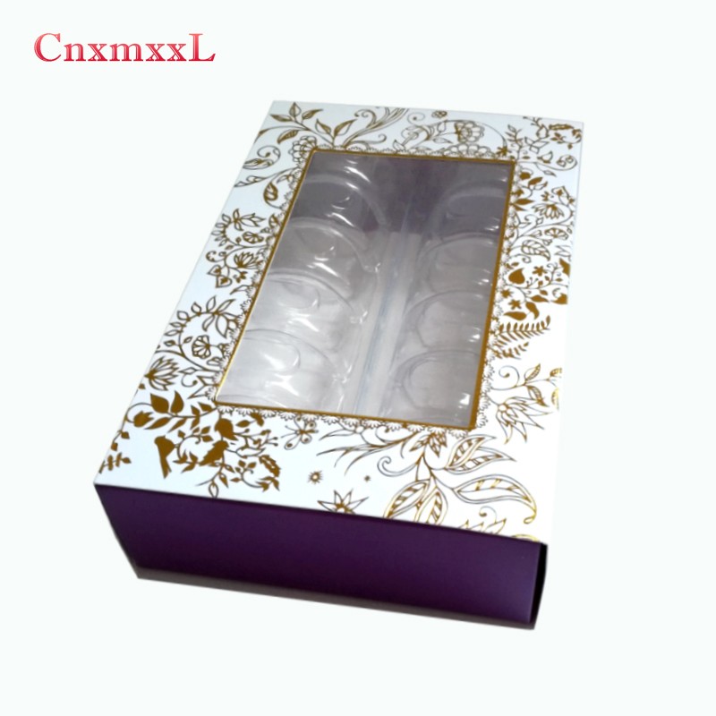Hand Craft DIY Paper Packaging Box For Cake Or Candy Macaron Packaging Box