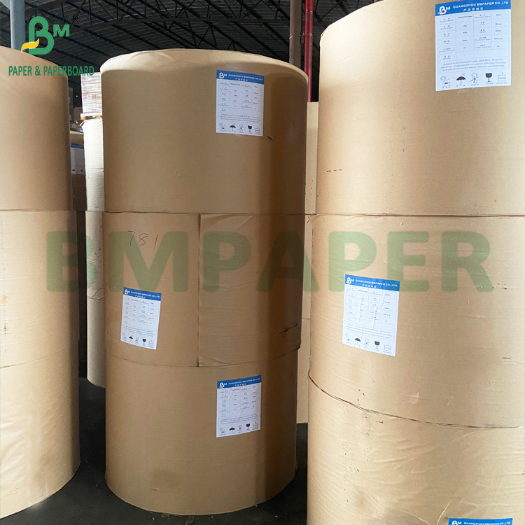 30 - 60GSM Pure MG Semi-Beached and Unbleached Kraft Paper for Packaging