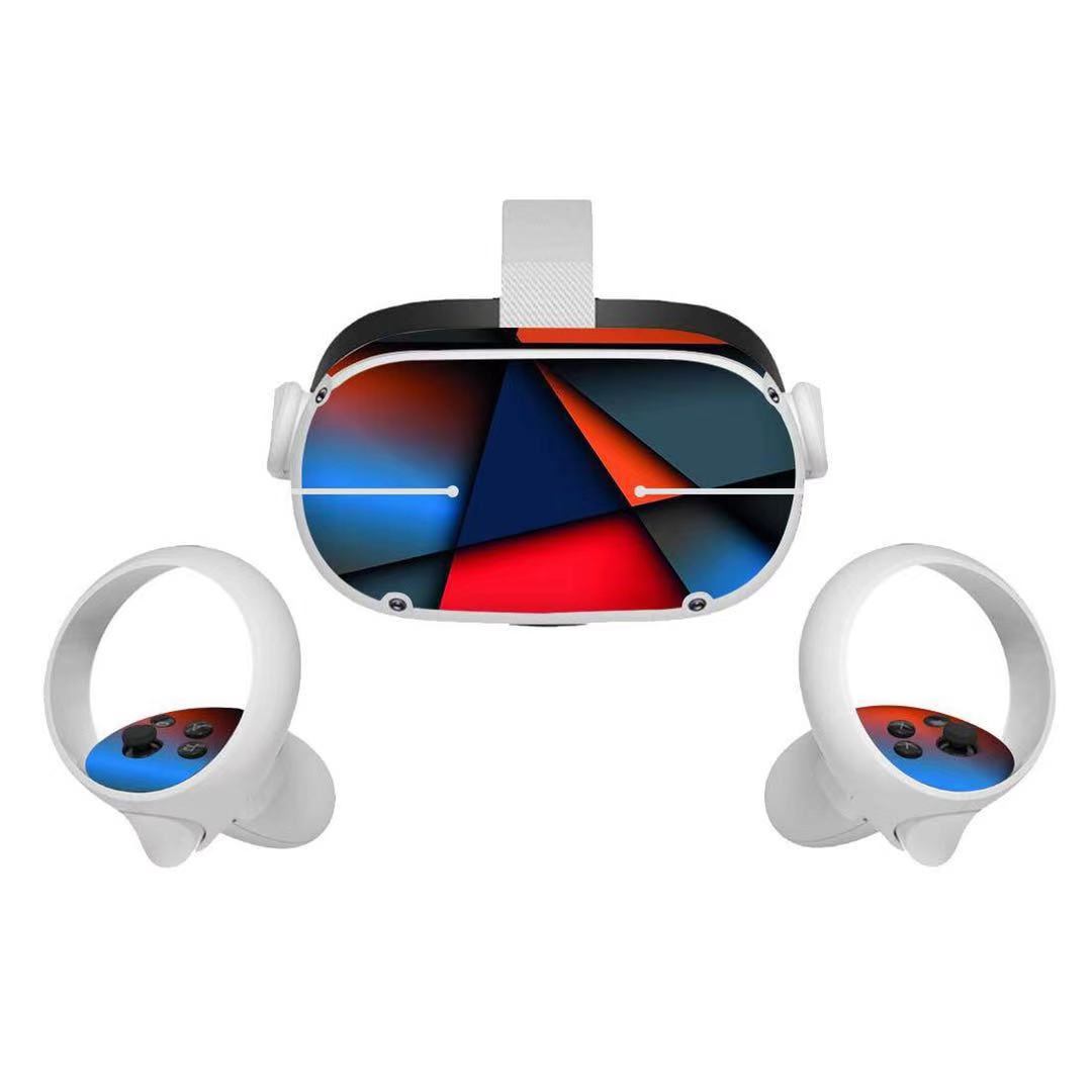 2021 new for oculus quest 2 sticker handle protective film Protective Skin Decals PVC Removable for VR all-in-one glasses