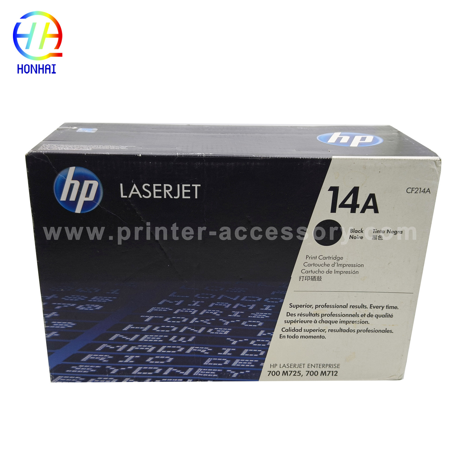 Original Toner Cartridge For HP Laserjet Enterprise 700 M712 LaserJet M725 CF214A 14A Printers Black Toner Cartridge